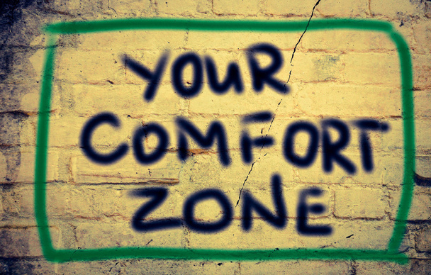 uw comfort zone concept - Foto, afbeelding