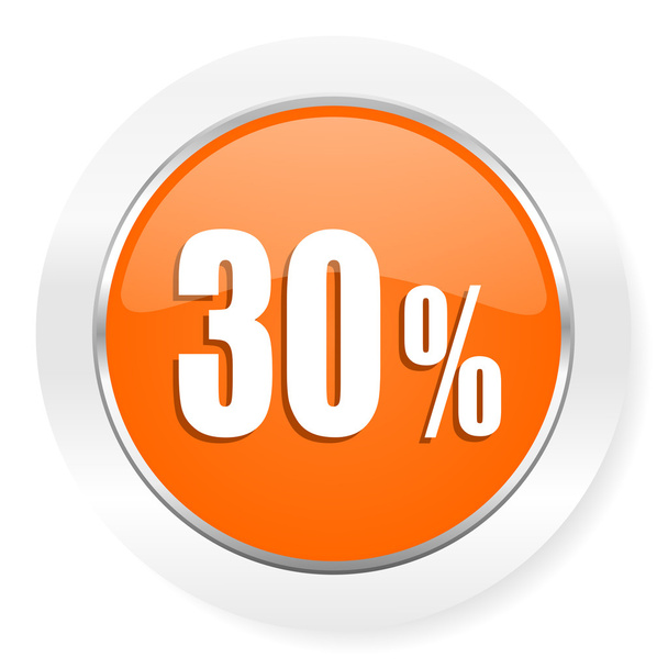 30 percent orange computer icon - Fotografie, Obrázek
