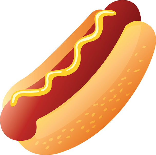 Hot dog - Вектор, зображення