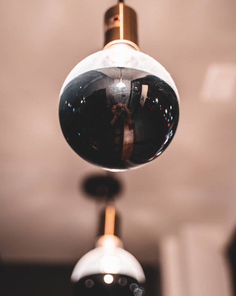A closeup of a  creative light bulb - Valokuva, kuva