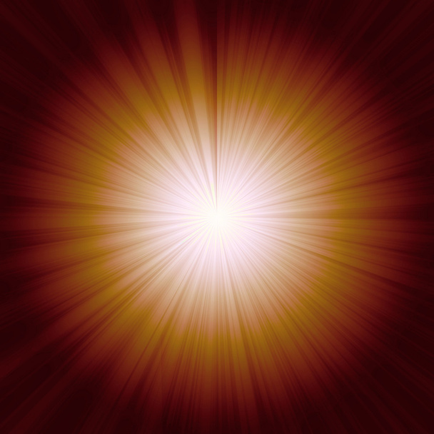 explosión de sol sobre fondo naranja
 - Foto, imagen