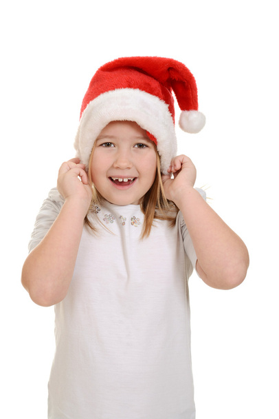 Little girl excited about christmas - 写真・画像