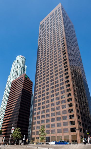 Skyscrapers in the Financial district of Los Angeles  - Photo, Image