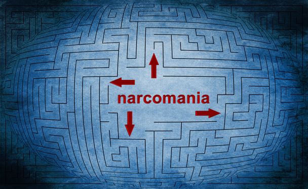 Narcomania sokkelo käsite
 - Valokuva, kuva