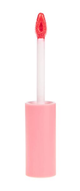 Pink Lip Glosses isolado no fundo branco. - Foto, Imagem