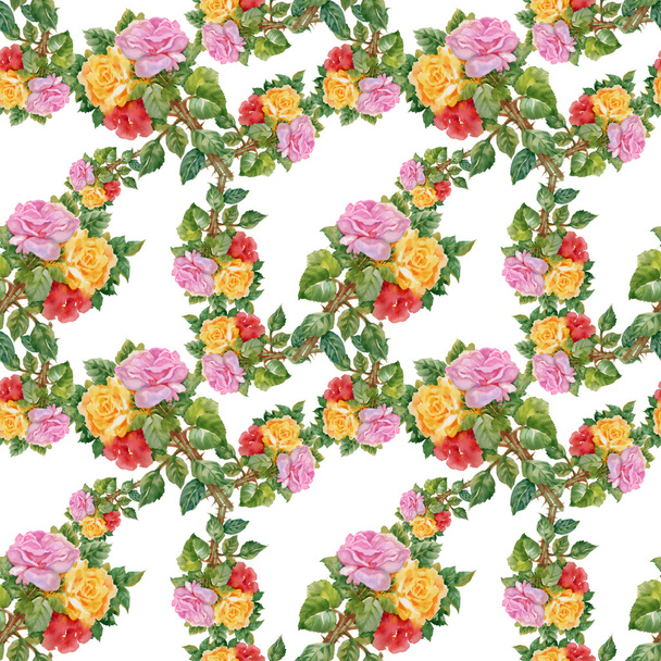 Roses pattern - Foto, afbeelding