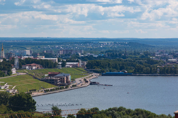 Izhevsk pond from the air - Photo, image