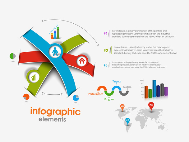 Infografica aziendale - Vettoriali, immagini