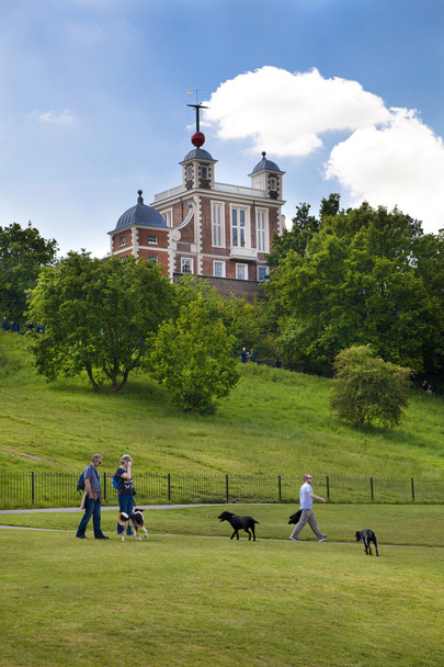 LONDON UK - JUNE15, 2014: Greenwich, Old English park south of London - Fotografie, Obrázek
