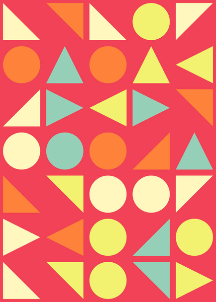 abstraktes geometrisches Muster, Vektorillustration - Vektor, Bild