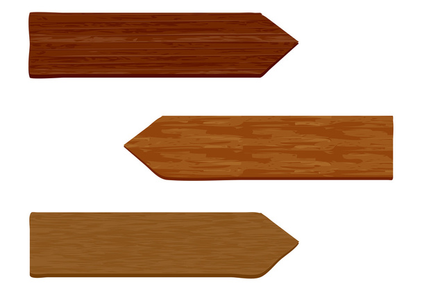 Signo de madera 1
 - Vector, Imagen