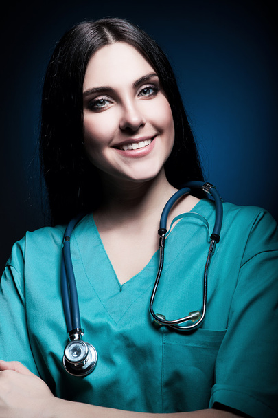 Doctor with stethoscope - Foto, Imagen