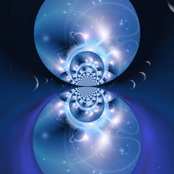 abstract fractal background 3d rendering - Фото, зображення