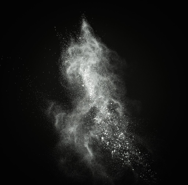 White powder exploding - Фото, изображение