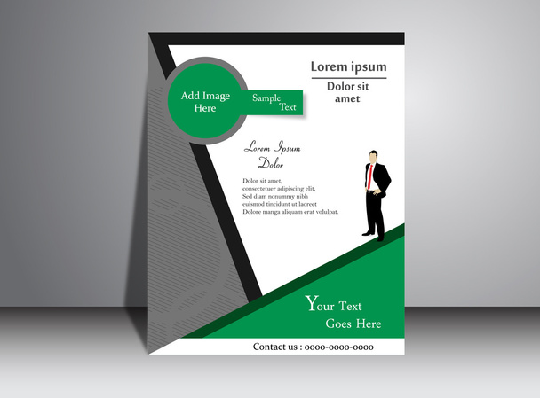 Business brochure design - Vector, Image