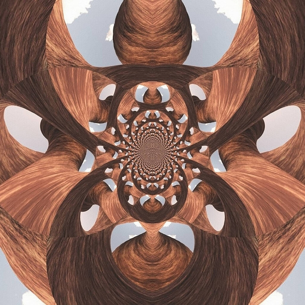 digital abstract fractal background - Foto, afbeelding