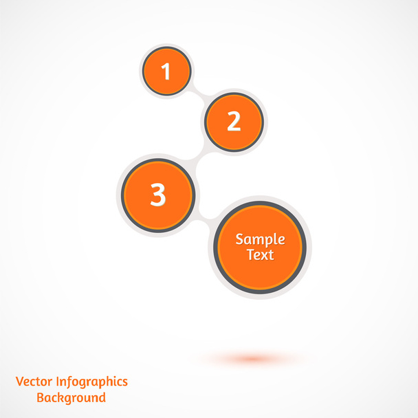 Abstract vector infographics background - Vector, imagen