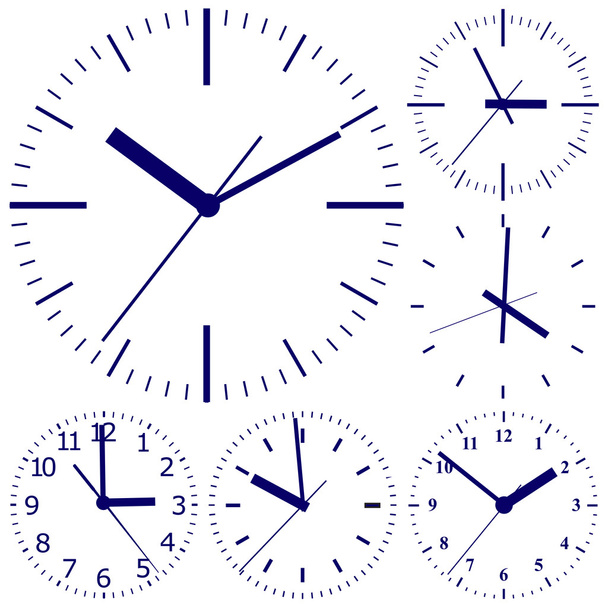 Wall mounted digital clock. - Vector, Image
