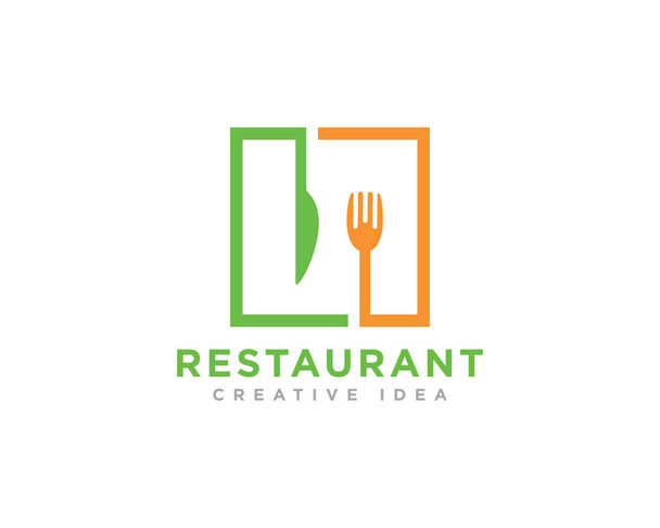 Restaurant Food Logo Design Vector - Vector, Image