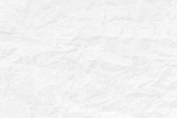 Vrásčitý bílý papír textury pozadí. Celý rámec - Fotografie, Obrázek