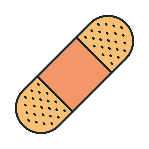 icône de bandage d'aide - Vecteur, image