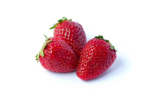 Three strawberries - Zdjęcie, obraz