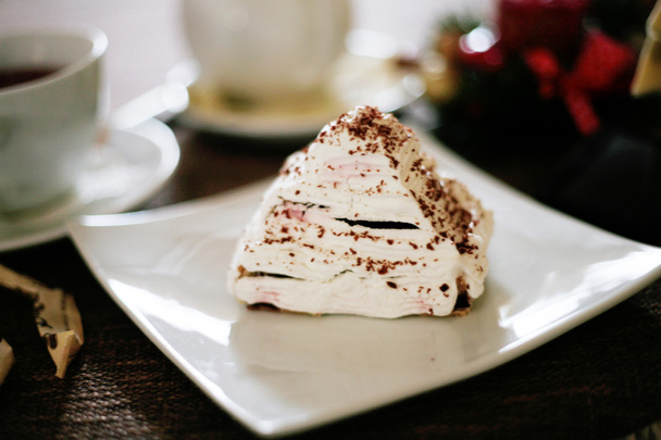 sladké chutné třešňový dort - Fotografie, Obrázek