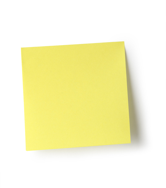 Poznámka Sticky note izolovaných na bílém pozadí s ořezovou cestou. - Fotografie, Obrázek