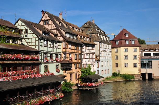 bas rhin, die malerische Stadt Straßburg im Elsass - Foto, Bild