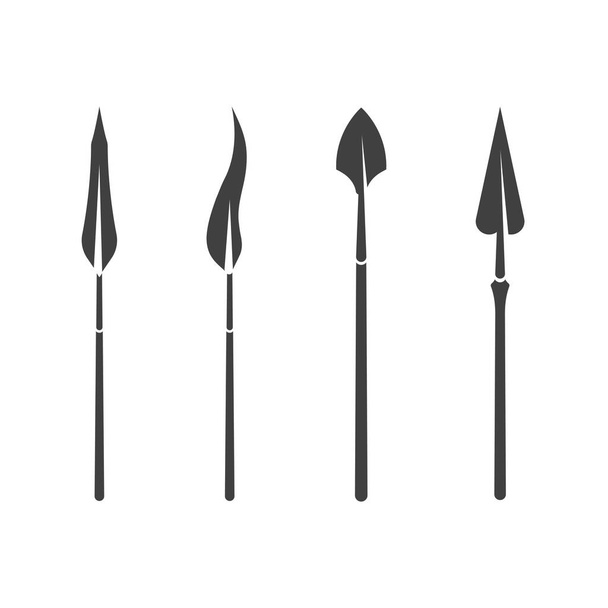 Spear Vector pictogram ontwerp illustratie Template - Vector, afbeelding