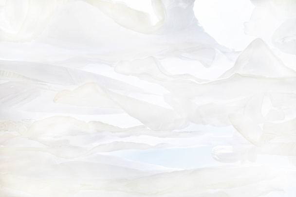 abstrait fond blanc de tissu naturel, vue du bas - Photo, image