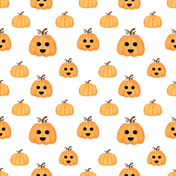Halloween płynne wzory z słodkie żywioły czarownicy i halloween - Zdjęcie, obraz