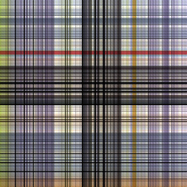 Karos und Schottenmuster wiederholen nahtlos moderne klassische Muster mit gewebter Textur - Foto, Bild