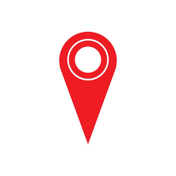 map point location pin vector icon for mapping and satellite allocation - Vector, Image