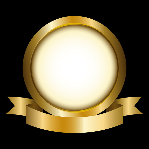 Gold Circle - Vector, Image