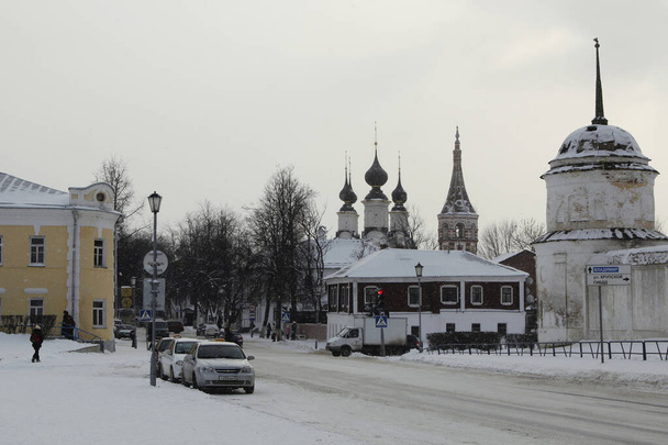 City center. Central street, Suzdal, Russia - Фото, изображение