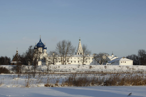 View on the Suzdal Kremlin, Suzdal, Russia - Fotoğraf, Görsel