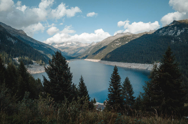 a great view on lake MALGA BISSINA and on Val di fumo - Photo, Image