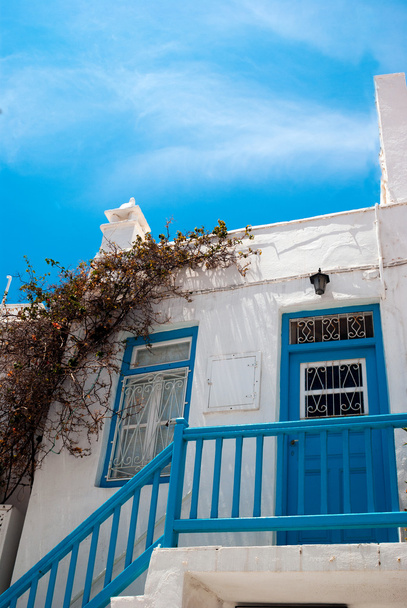 Vecchia casa tradizionale greca sull'isola di mykonos, Grecia
 - Foto, immagini
