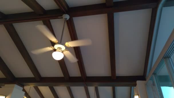 Mennyezeti lámpa ventilátorral - Felvétel, videó