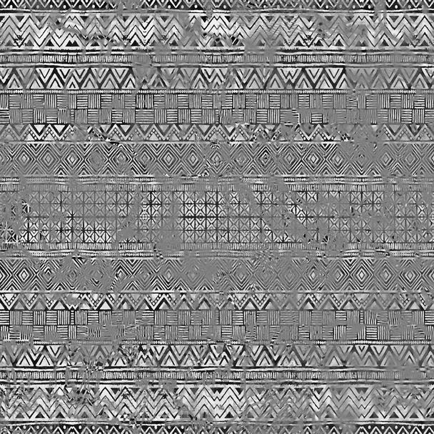 Doku yüzeyinde izole edilmiş yüksek çözünürlüklü boho geometrik desen - Fotoğraf, Görsel