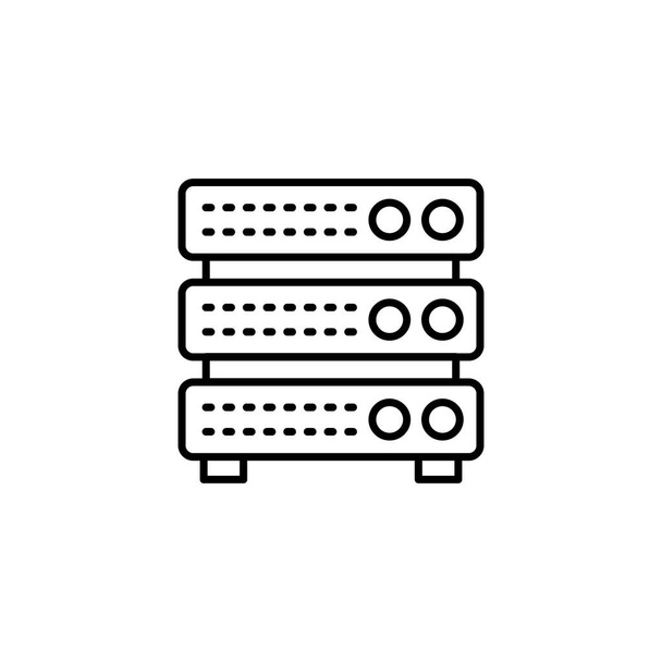 Datenserver-Symbol im Vektor. Logotyp - Vektor, Bild