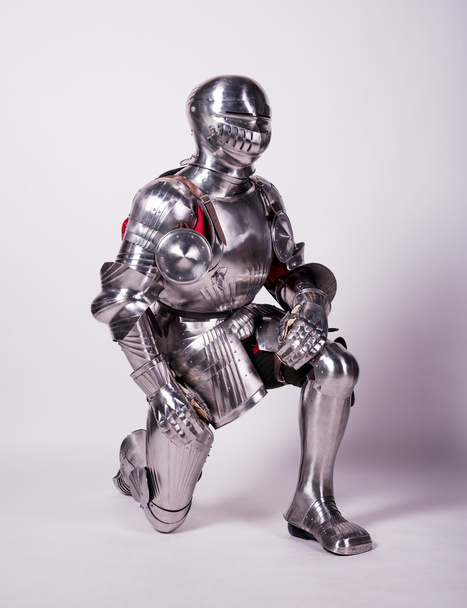 Knight in metal armor - 写真・画像