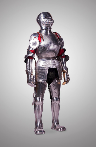 Knight in metal armor - Φωτογραφία, εικόνα