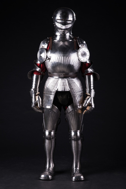 Knight in metal armor - Фото, зображення