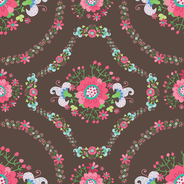 Cute Floral Seamless pattern - Фото, зображення