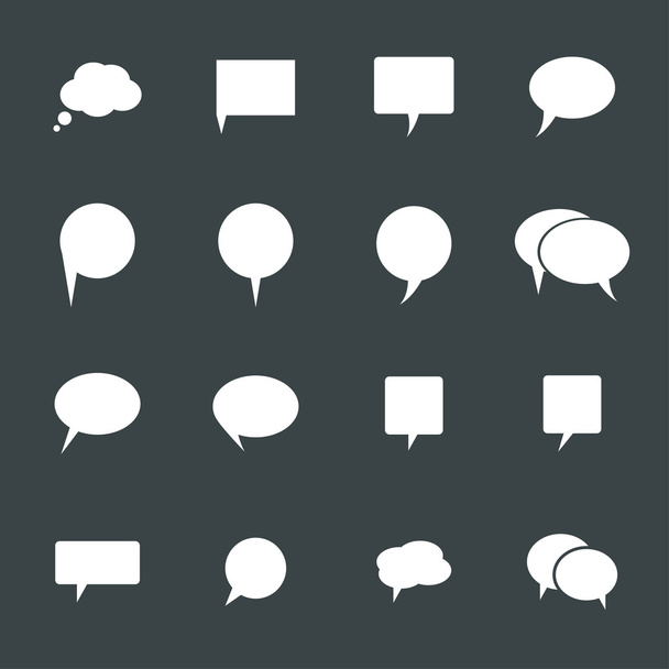 chat icons - Διάνυσμα, εικόνα