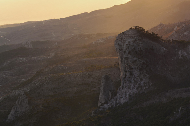 дивовижний вид з гори Ай Петрі - Фото, зображення