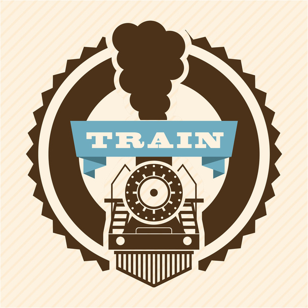 τρένο σχεδιασμού - Διάνυσμα, εικόνα