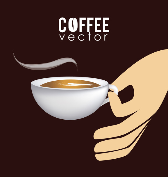 Coffee design - Vektör, Görsel